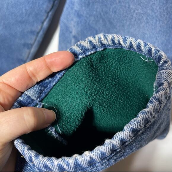 L.L. Bean Fleece Lined Jeans, Size 14P. In excellent condition! High Waist! - Picture 2 of 6